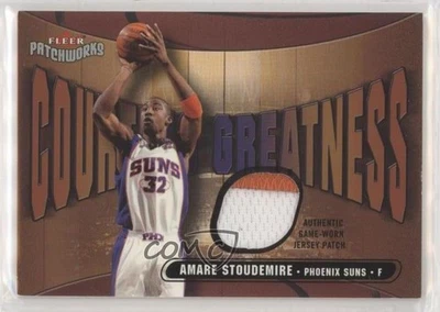 2003-04 Fleer Patchworks Courting Greatness /150 Amare Stoudemire #CG-AS нашивка - Изображение 1 из 2