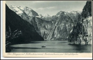 KÖNIGSSEE b/ Berchtesgaden AK ~1910/20 Alpen Berge See - Picture 1 of 1