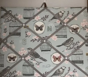 Hand Made Fabric Notice Board Clarke & Clarke Fabric - Picture 1 of 1