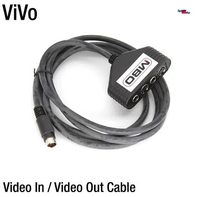 Nuovo Cavo Video In Out S-Video SVHS VIVO MBO 9-PIN 1.7M TV - Immagine 1 di 4