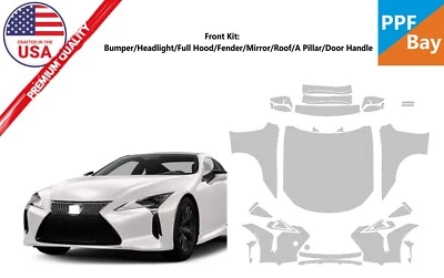 Kit completo de película de protección de pintura frontal PPF para Lexus LC 500/500h 2018-2025 Foto 1 de 4