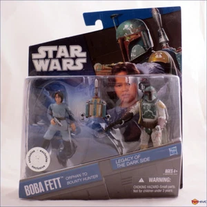 Star Wars Boba Fett Orphan to Bounty Hunter Legacy of the Dark Side - caja desgastada - Imagen 1 de 4