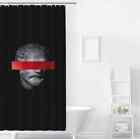 The Red Mosaic 3D Shower Curtain Polyester Bathroom Decor  Waterproof