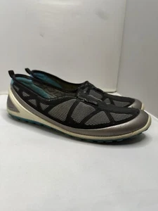 Ecco Biom Lite Natural Motion Slipper Sneaker Damen 9,5 Halbschuhe schwarz grau - Bild 1 von 10