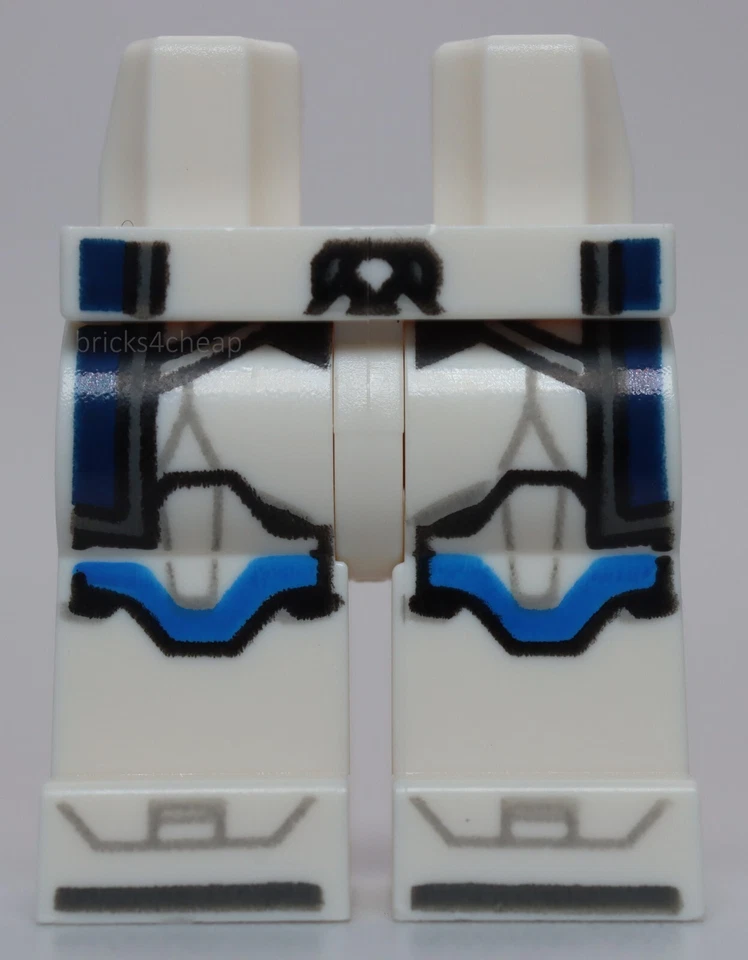 Lego Star Wars Piernas Blancas Marcas Azules y Azul Oscuro Patrón Kama Legión 501 Foto 1 de 1
