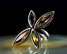 Ring Silber 925 Zirkonia 19,5 mm  - XL extravagant Blume - groß 