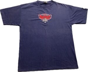 Vintage Starter NHL Florida Panthers Blue T Shirt Size L Made In USA