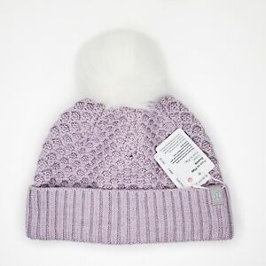 Lululemon Women's Pom to Play Beanie Heathered Pink Taupe One Size