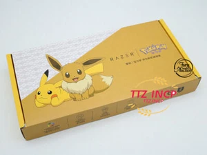 Razer x Pokémon Eevee Blackwidow TKL Wired Mechanical Keyboard Green Switch - Picture 1 of 9