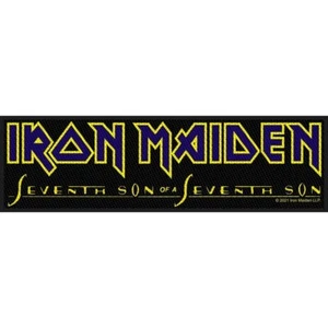 IRON MAIDEN Patch: SEVENTH SON SUPER STRIP IN RETAIL PACK: album Official Merch - Imagen 1 de 6