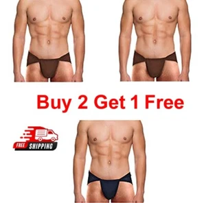 Men's Cotton Underwear Langot, Brown Color, Free Size (Buy 2 Get 1 Free) - Picture 1 of 6