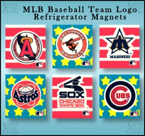 MLB Baseball Team Logos Stars & Stripes / KÜHLSCHRANKMAGNETE / Magnete auswählen - Bild 1 von 53
