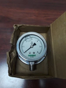 Famabras GAUGE PI-EFP-0018 GLASS B ABNT 0-6BAR  - Bild 1 von 6