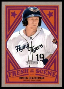 2019 Topps Heritage Minor Fresh on the Scene #FOS-4 Brock Deatherage - Picture 1 of 1