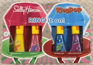 Sally Hansen X Ring Pop Nail Polish 4 Color Gift Set NEW IN BOX LIMITED EDITION - Picture 1 of 7