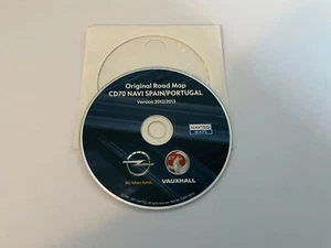Original Opel Vauxhall CD70 NAVI SPAIN PORTUGAL Version 2012 / 2013 Navteq Maps - Bild 1 von 2