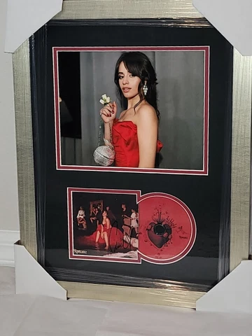 CAMILA CABELLO Signed Autographed Romance CD  JSA Certified Framed Fifth Harmony Cover