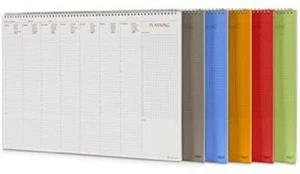 InTempo Planning Settimanale 50X35 Perpetuo Da Tavolo Colori Assortiti Random - Foto 1 di 2