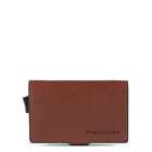 PIQUADRO Cardholder Black Square Brown Leather - PP5649B3R-TM
