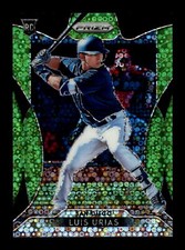 2019 Panini Prizm Lime Green Donut Circles #97 Luis Urias #/199 Padres