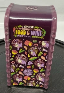 2024 Disney Parks Epcot Food & Wine Festival Figment SPICE / SALT Shaker New - Foto 1 di 7