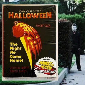 Fright Rags Halloween 1978 cards factory sealed set 2023 reissue Lenticular Card - Picture 1 of 4