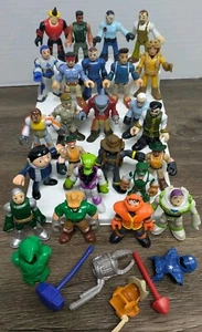 Large Lot of Imaginext Jurassic Park World Police Buzz Gru Knight Minifigures - Picture 1 of 7