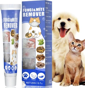 Dog Mite Remover,Pet Mite Removal Cream,Mite Treatment for Cats,Dog Itchy Skin C - Picture 1 of 12