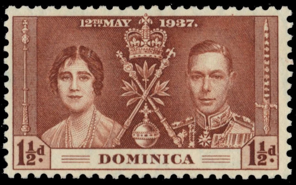 DOMINICA 95 (SG97) - Coronación Rey Jorge VI (PA78174) Foto 1 de 1