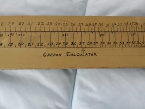 Slide Rule insolita calcolatrice in fibra di carbonio da Novotni Slide Rules 30 pollici - Foto 1 di 9