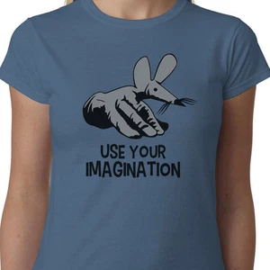 FingerMouse Use Your Imagination Damen T-Shirt FINGERBOBS 70er 80er KINDER TV - Bild 1 von 2