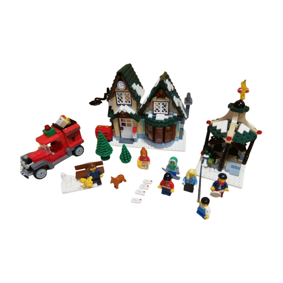 Lego 10222 Winter Village Post Office Creator Christmas Set Used No Box Read - Image 1 of 4