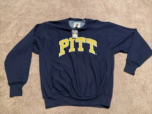 NEU Steve & Barry PITT University blau Sweatshirt Oversized Herren Small - Bild 1 von 9