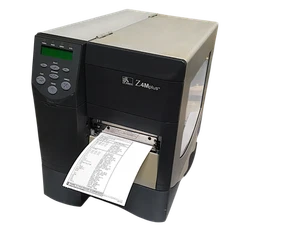 Zebra Z4M Plus Thermal Transfer Barcode Label Printer LAN Serial Working Great - Picture 1 of 12
