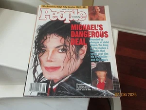 Michael Jackson , Michael's Dangerous Deal, People Magazine , Feb. 7, , 1994 - Picture 1 of 2