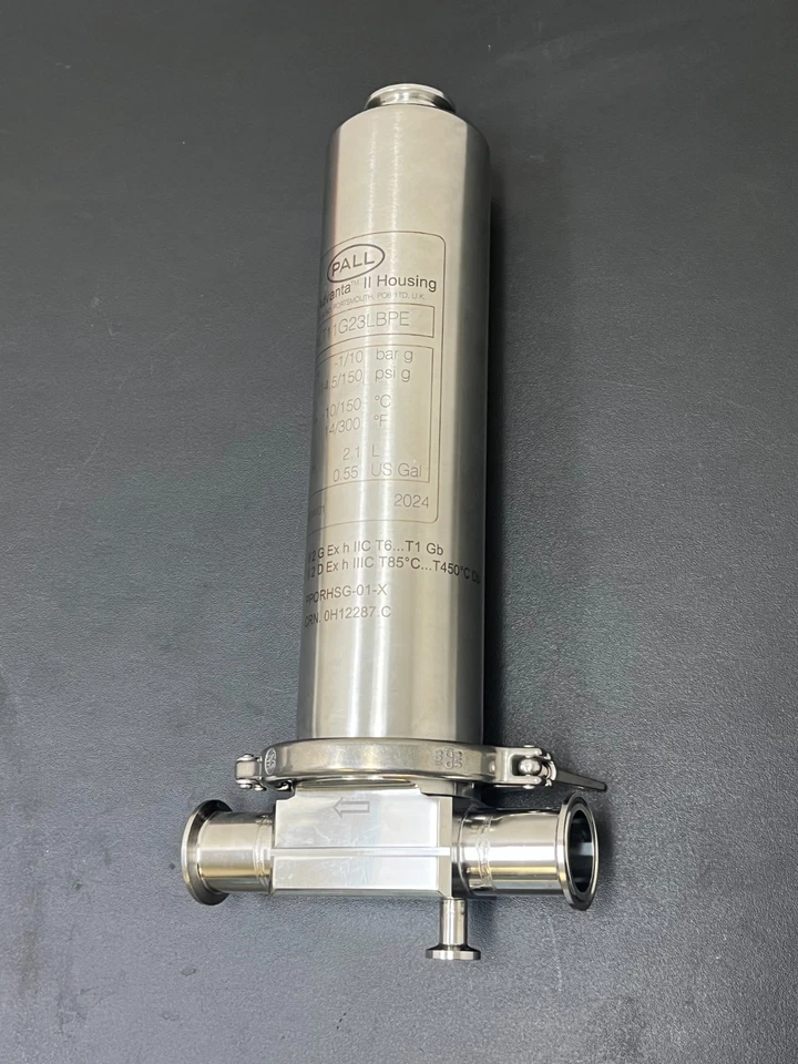 Pall Filter housing, ALT11G23LB, T-style, 1.5 inlet/outlet connection, 385 mm - Image 1 of 2