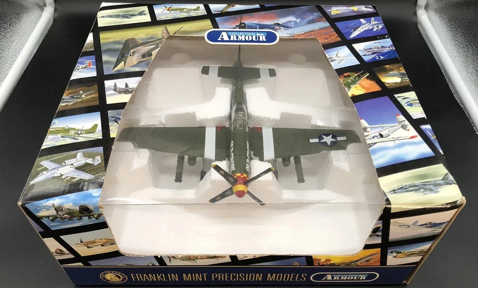 ULTRA RARE FRANKLIN MINT P51 MUSTANG US AIR FORCE OLD CROW SCALE, Perfect! - Image 1 of 1