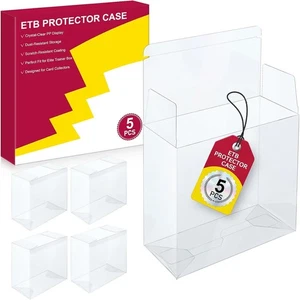 Pokemon TCG ETB Protector Case Elite Trainer Box Klar Kunststoff Kratzfest - Bild 1 von 6