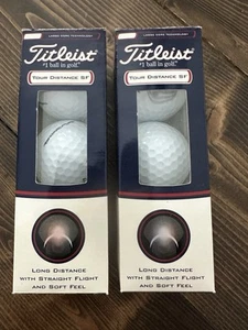 2 Sleeves of 3 -Titleist Tour Distance SF Golf Balls Long Distance Soft Feel - Picture 1 of 6