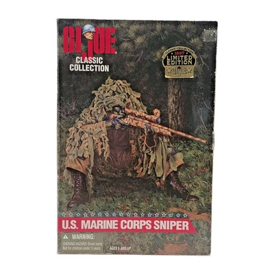 GI Joe 1997 Classic Collection US Marine Corps Sniper edição limitada - Imagem 1 de 4