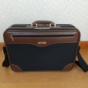 Hanes 3-Way Business Bag Black New Lightweight Travel Briefcase Backpack - Picture 1 of 5