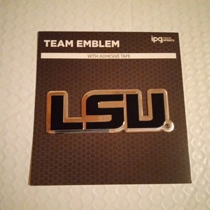 LSU Team Emblem W/ Adhesive Tape - IPG TEAM SPORTS - Imagen 1 de 3