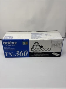 Genuine Brother TN-360 High Yield Toner Cartridge Black - Picture 1 of 6