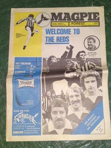 MAGPIE NEWSPAPER - Notts County v Forest - Apr 9 1977 - Picture 1 of 1
