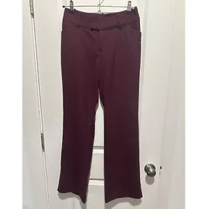 Women's MOSSIMO Fit 4 Boot Cut Stretch Trouser Dress Pants Bloodstone Red Size 4 - Picture 1 of 5