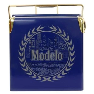 Koolatron Chest Cooler 14 qt. Capacity Stainless Steel w/ Bottle Opener Blue - Picture 1 of 7
