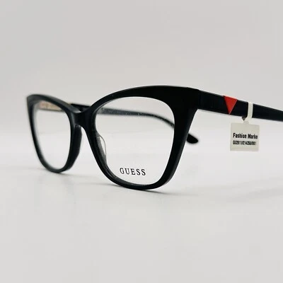 Gafas Guess Mujer Ovaladas Negras Logo Cateye Mod. GU 2811 NUEVO Foto 1 de 4