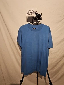 Vintage Screen Stars Best Blank Single Stitch Blue L T-Shirt Adult Made In USA - Bild 1 von 3