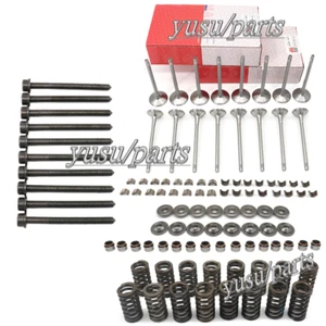 Mahle 6mm Intake Exhaust Valves Set and bolts For VW AUDI 1.8T 2.0TFSI - Picture 1 of 4