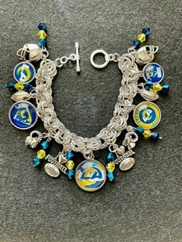 LA RAMS Charm Bracelet, Version #1, FREE !!!!!!! SHIPPING !!!!!!!!! Cover